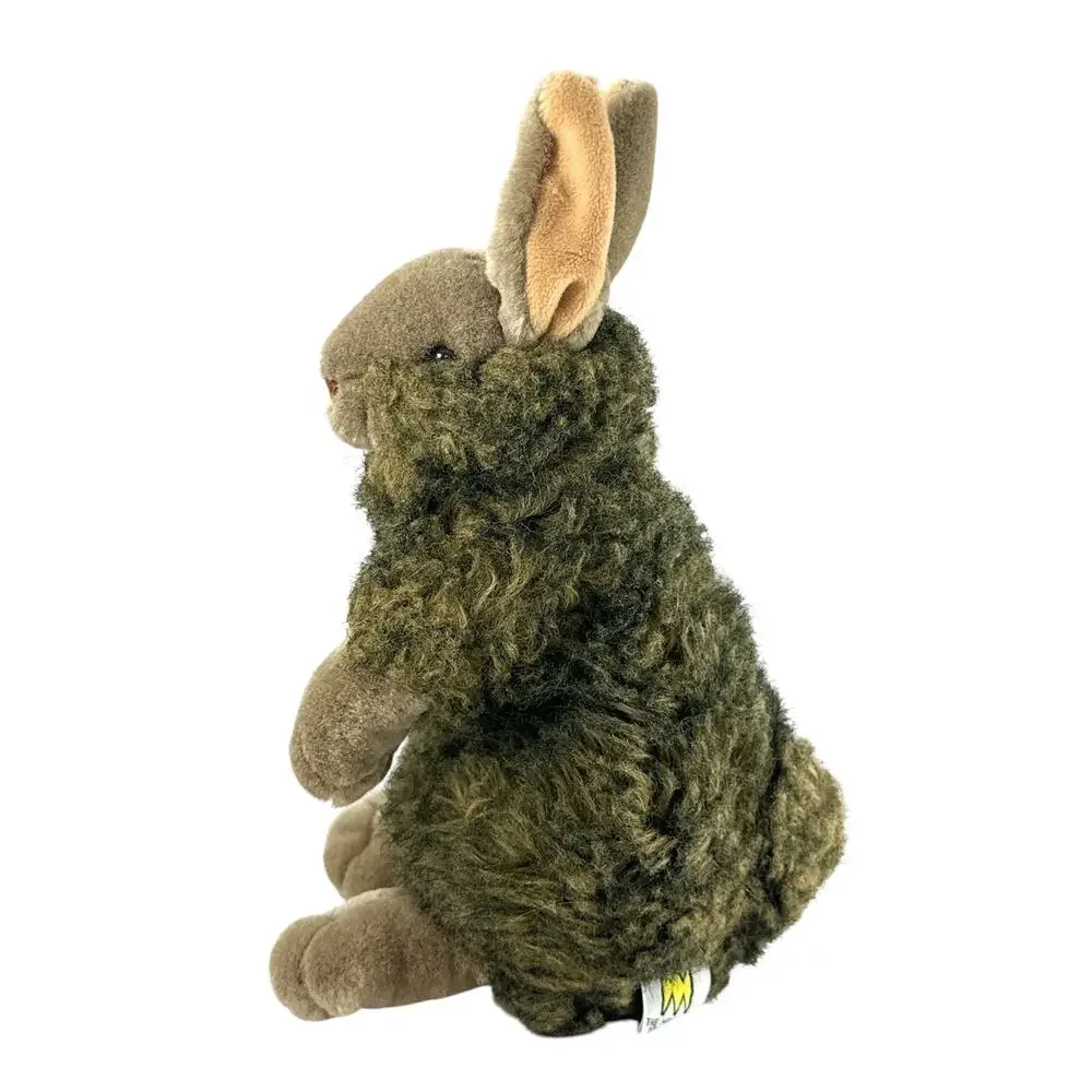 Vintage 1995 Manhattan Toy Co Carousel Furry Bunny Rabbit Plush 10” HTF